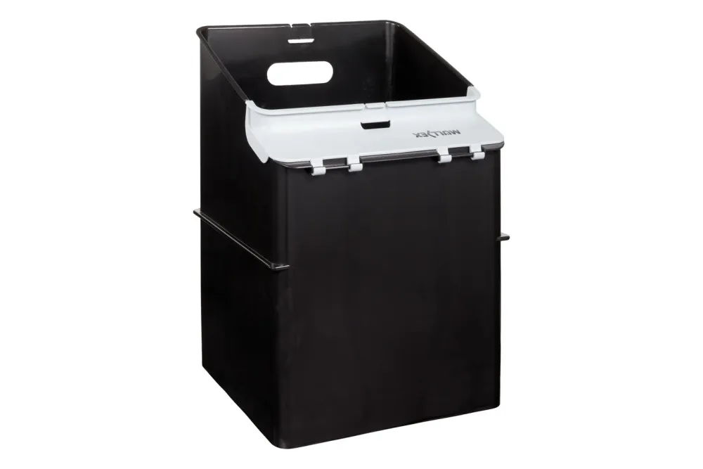 Müllex Behälter Single Schwarz | 45 × 31 cm | 35 l
