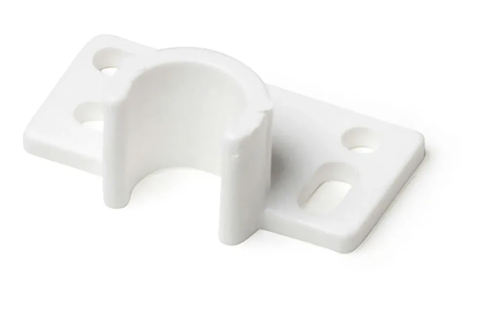 Müllex Rohrlager | 16 × 6 × 1.6 cm | 2 Stück