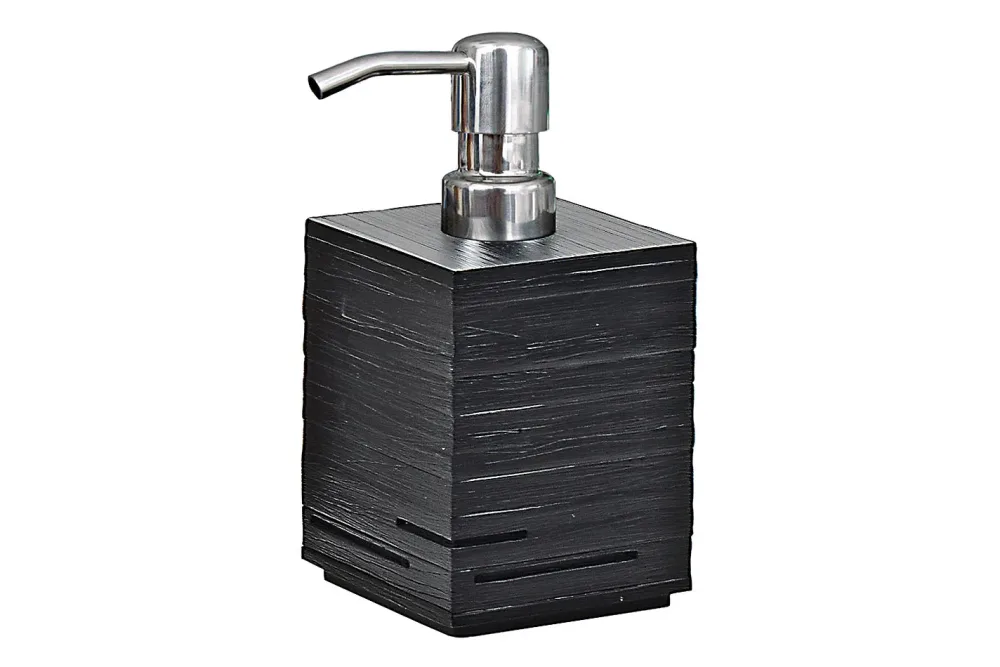 Diaqua - Seifenspender Quadrotto, One Size, Schwarz