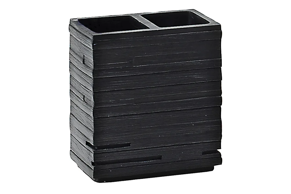 Diaqua - Zahnbürstenhalter Quadrotto, One Size, Schwarz