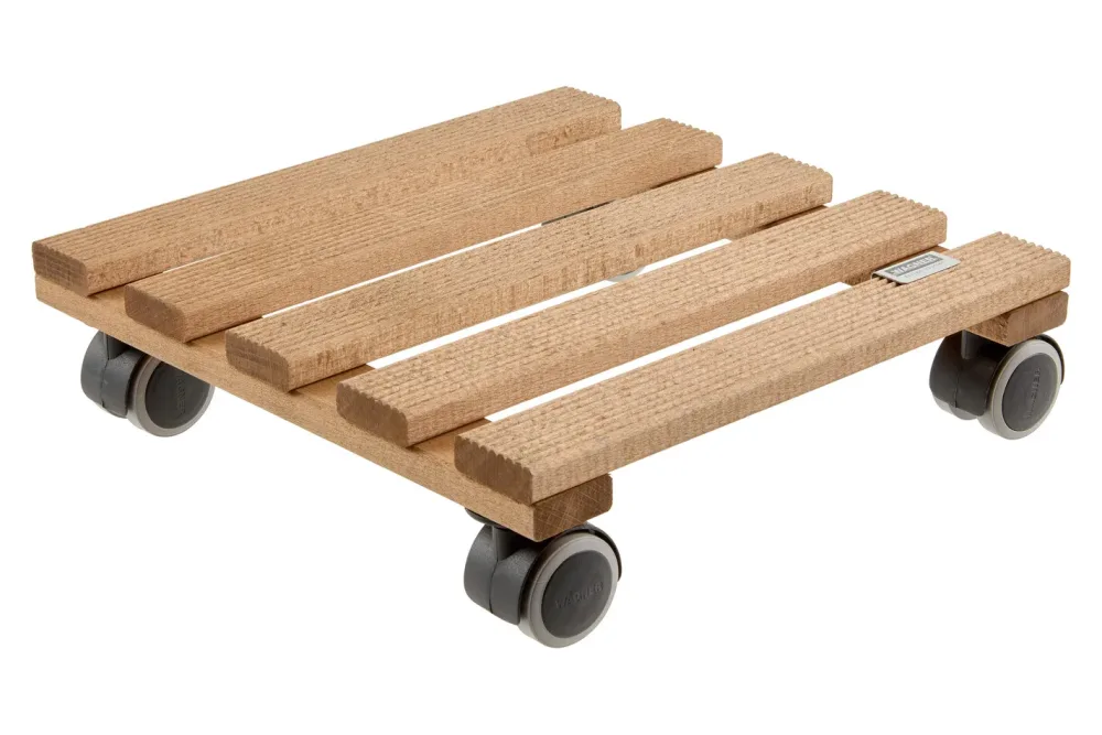 Wagner Pflanzenroller Country Soft Kiefer | 28 × 28 cm | Max. 100 kg