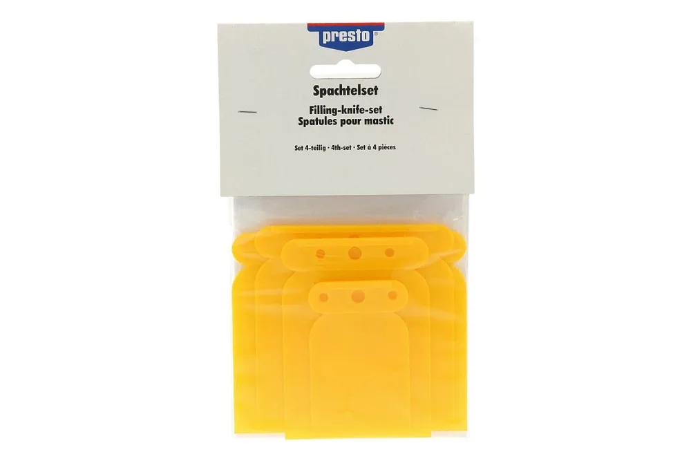 Presto Kunststoffspachtel-Set | 4 Stück