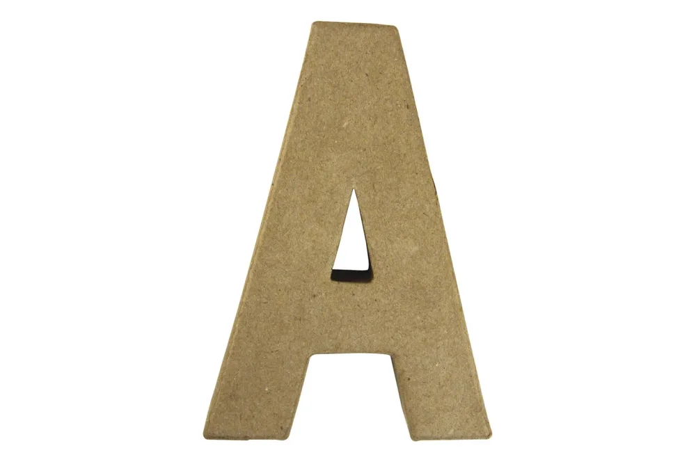 Rayher Pappmaché-Buchstabe A | 15 × 10.5 × 3 cm