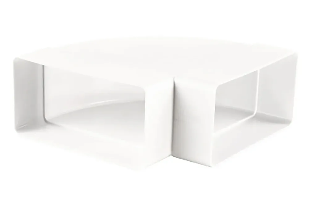 Merox Flachkanal-Bogen Weiss | 11 × 5.5 cm