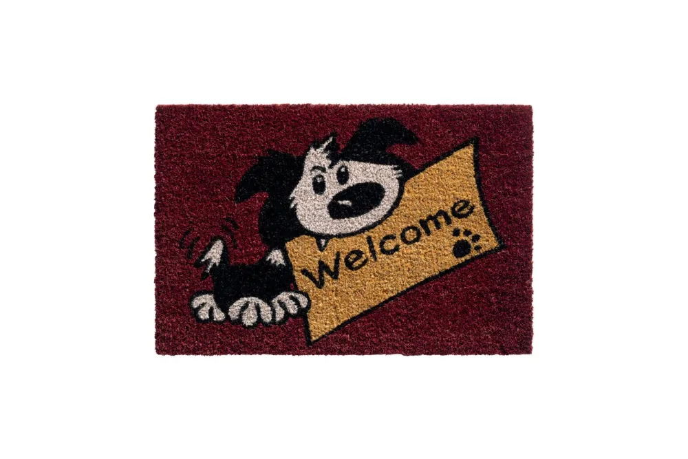 Hamat Kokosmatte Welcome Dog | 40 × 60 cm