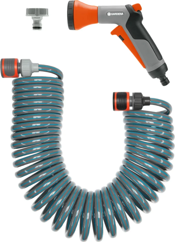 Gardena Spiralschlauch-Set-Aktion mit Brause | 10 m