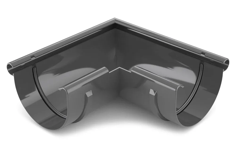 Proself PVC-Dachrinne Anthrazit | ⌀ 10 cm