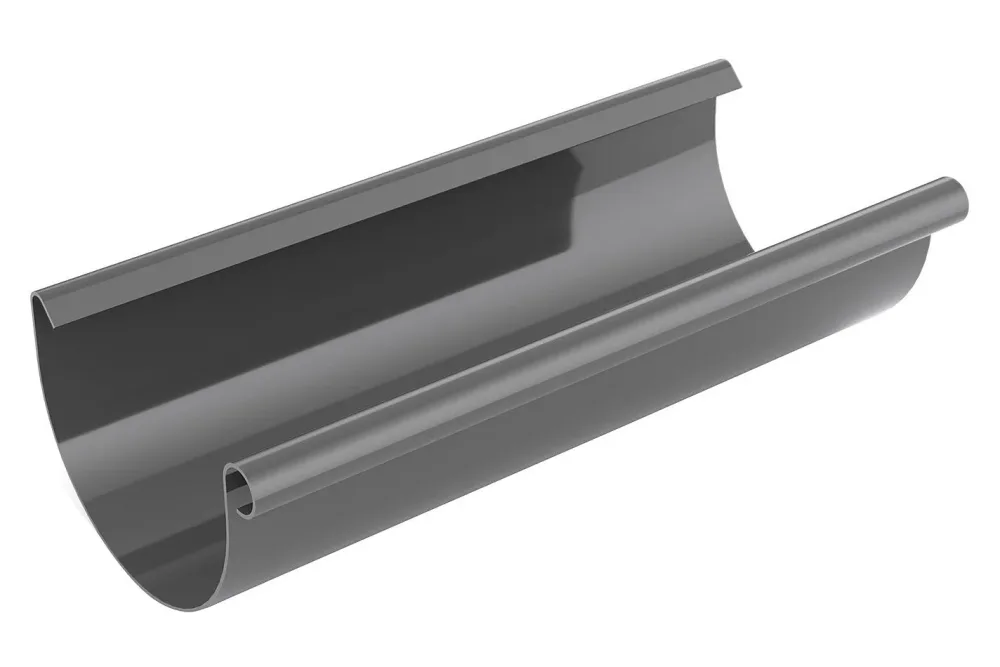 Proself PVC-Dachrinne RG 75 Anthrazit | 100 cm