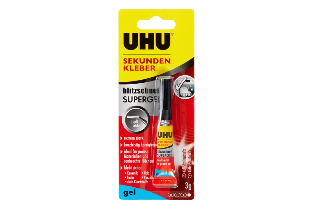 UHU Sekundenkleber Gel | 3 g
