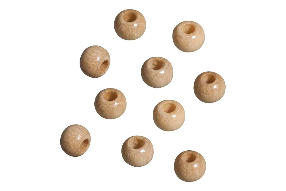Rayher Holzperlen Poliert | 4 mm | 150 Stück