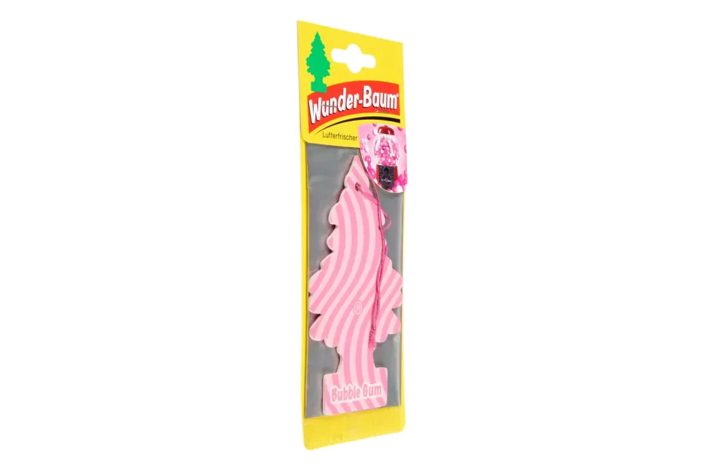 Wunderbaum Lufterfrischer Bubble Gum Rot | 19 × 7.6 × 0.3 cm