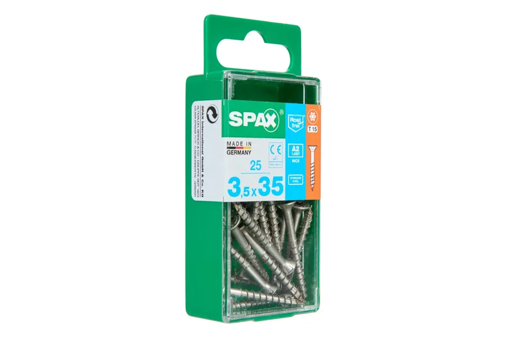 Spax Senkkopf-Holzschraube Torx | 3.5 × 35 mm | 25 Stück