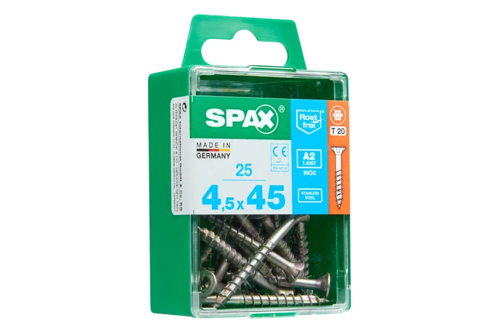 Spax Torx Senkkopf-Holzschraube | 4.5 × 45 mm | 25 Stück