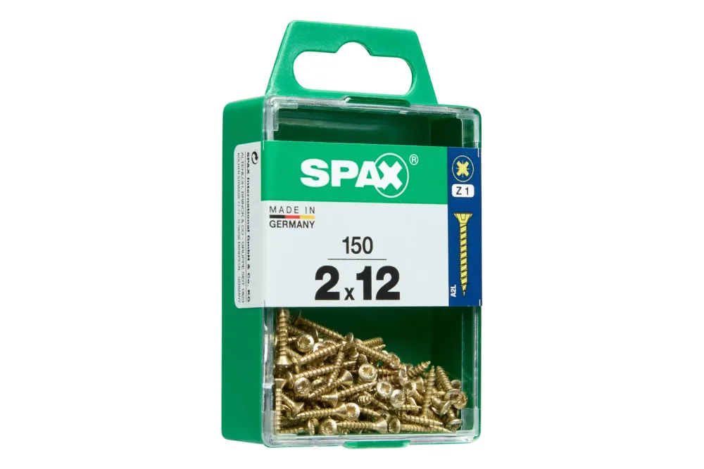 Spax Senkkopf Universalschraube | 2 × 12 mm | 150 Stück