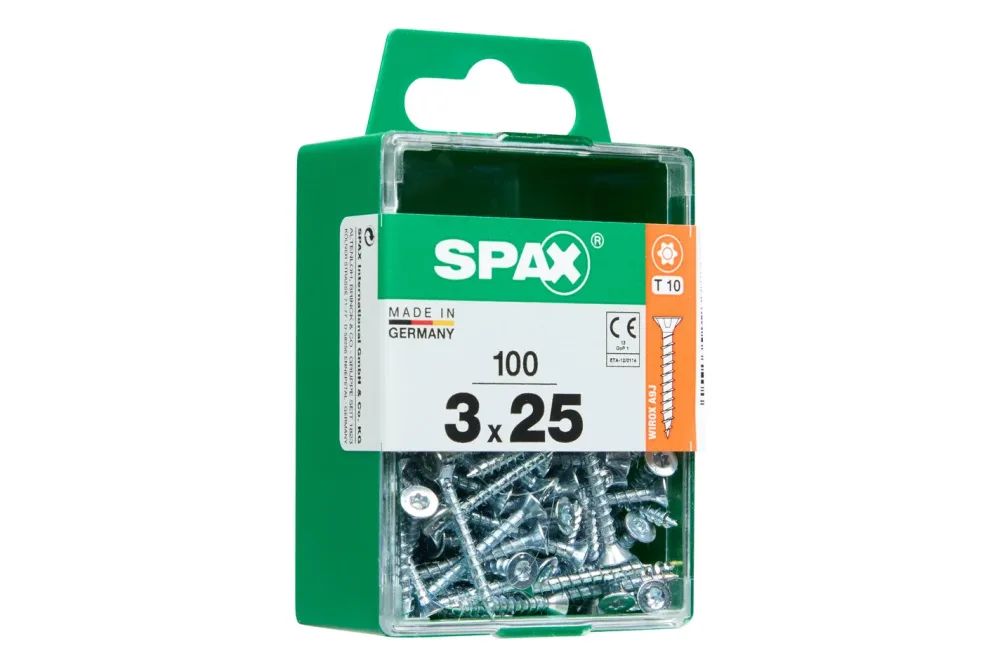 Spax TRX Senkkopf Universalschraube | 3 × 25 mm | 100 Stück