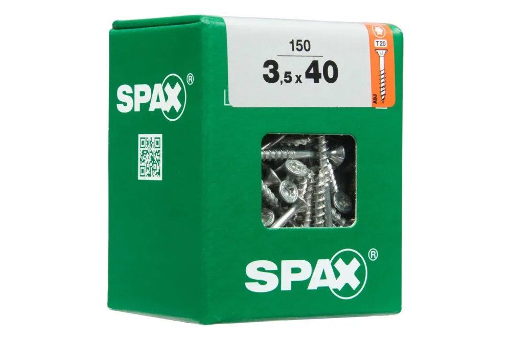 Spax TRX Senkkopf-Holzschraube | 3.5 × 40 mm | 150 Stück
