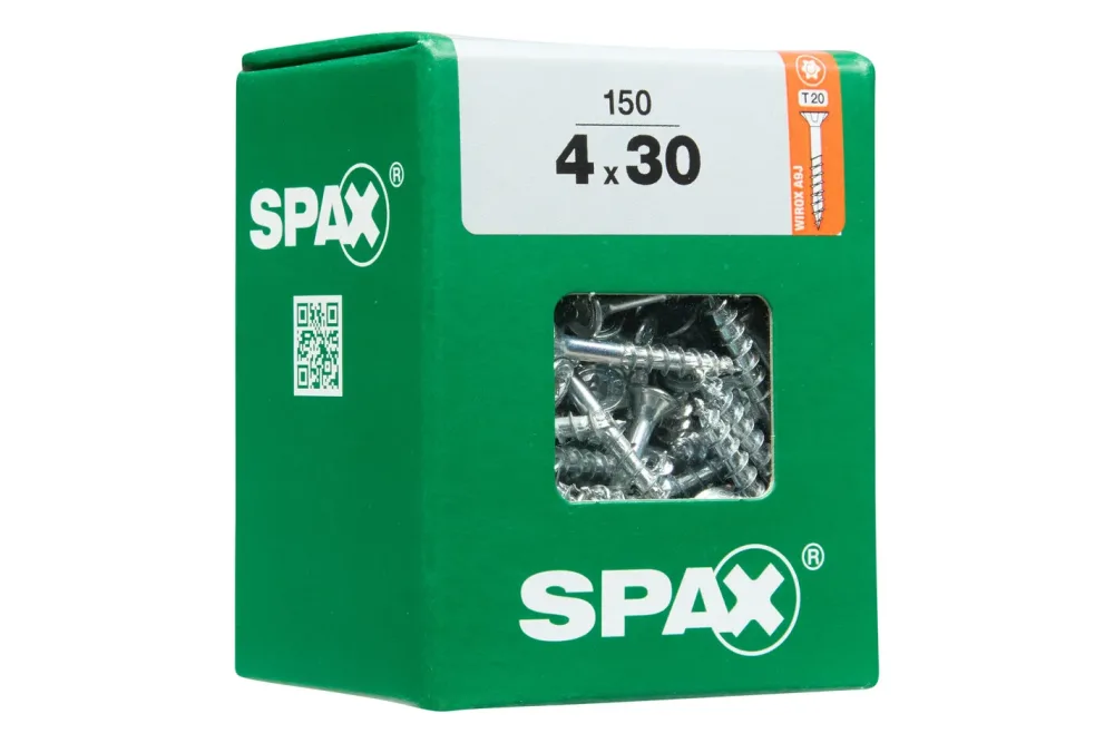 Spax TRX Senkkopf-Holzschraube | 4 × 30 mm | 150 Stück