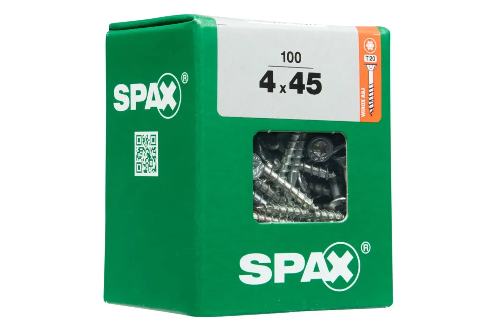 Spax TRX Senkkopf-Holzschraube | 4 × 45 mm | 100 Stück