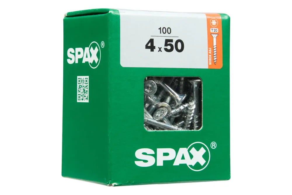 Spax TRX Senkkopf-Holzschraube | 4 × 50 mm | 100 Stück