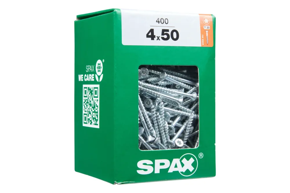 Spax TRX Senkkopf-Holzschraube | 4 × 50 mm | 400 Stück