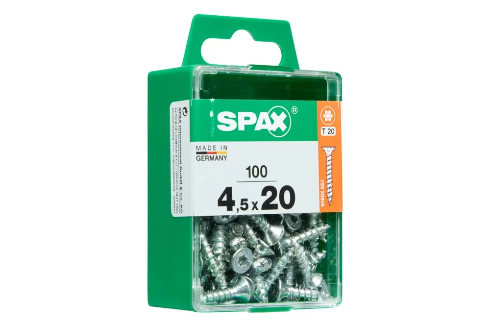 Spax TRX Senkkopf Universalschraube | 4.5 × 20 mm | 100 Stück