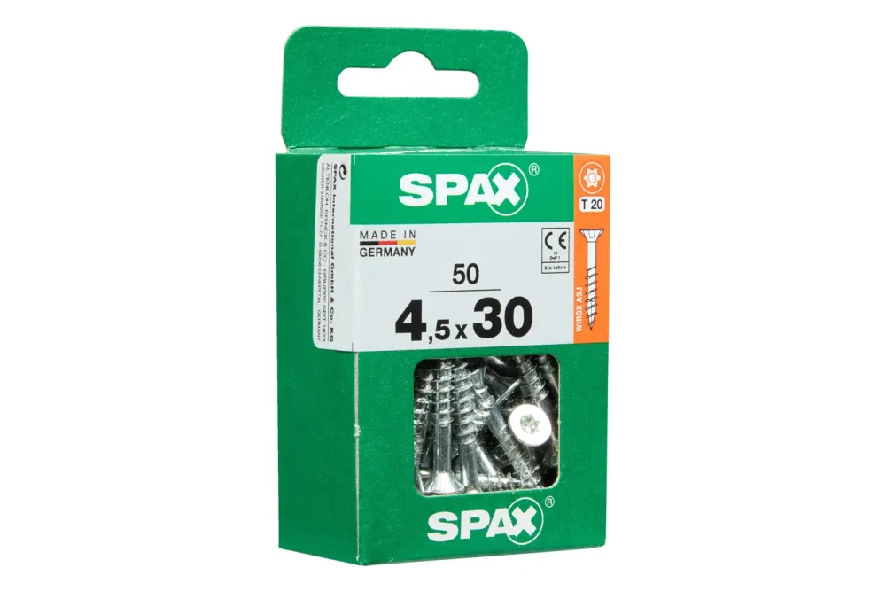 Spax TRX Senkkopf Gelb | 4.5 × 30 mm | 50 Stück