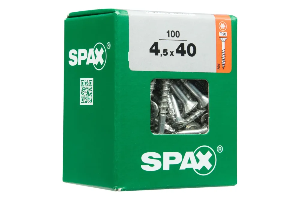 Spax TRX Senkkopf-Holzschraube | 4.5 × 40 mm | 100 Stück