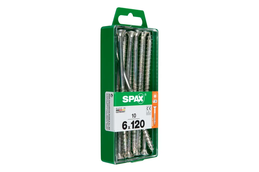 Spax TRX Senkkopf Universalschraube | 6 × 120 mm | 10 Stück