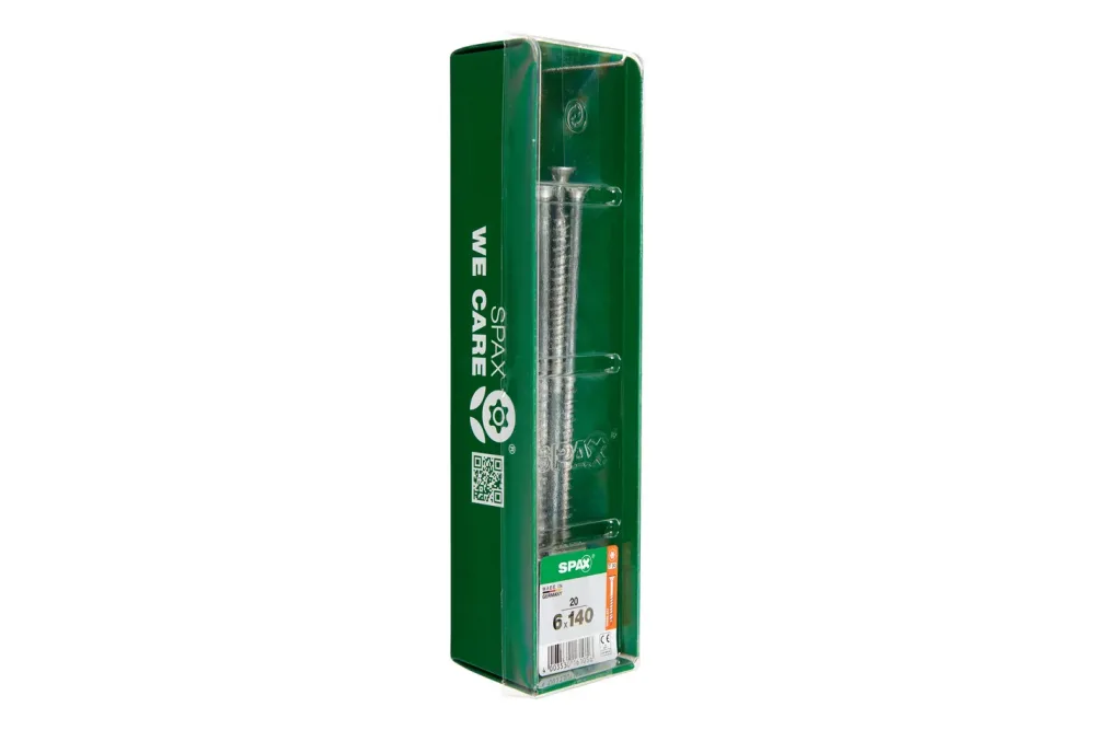 Spax TRX Senkkopf-Holzschraube | 6 × 140 mm | 20 Stück