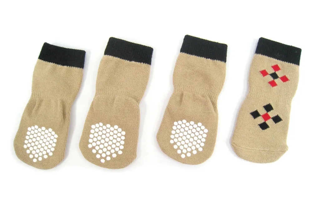Diamant XS schwarz/beige 4 Stück