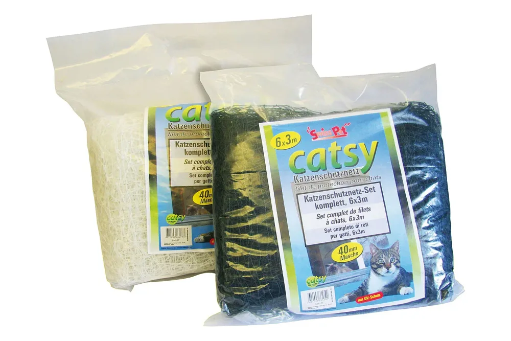 Swisspet Catsy Katzennetz 2x3m olive