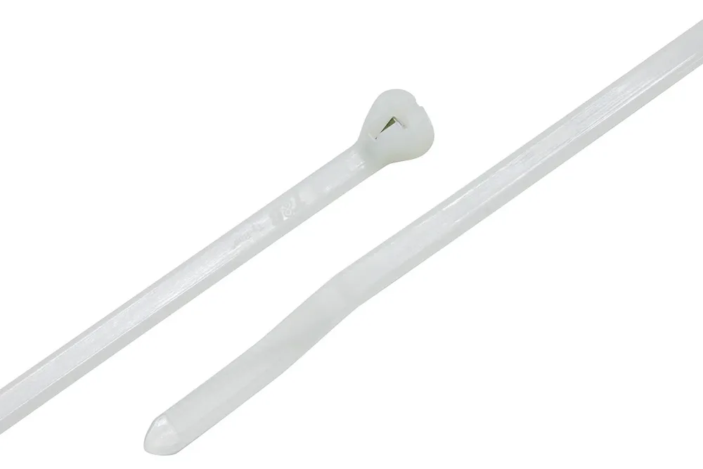 Merox Kabelbinder mit Stahlnase | 14 × 0.4 cm | 25 Stück
