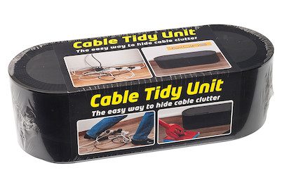 D-Line Ctulgeb/sw Tidy Unit gross - Kabelbox (Schwarz)