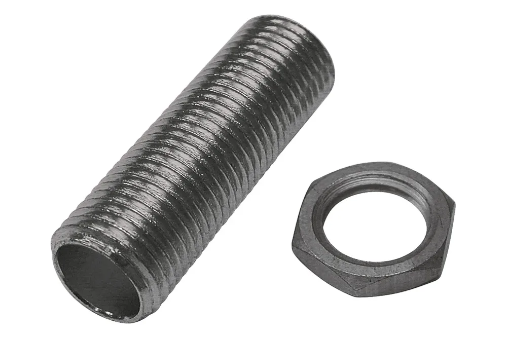 Merox Gewindenippel mit 2 Muttern | M10 × 1