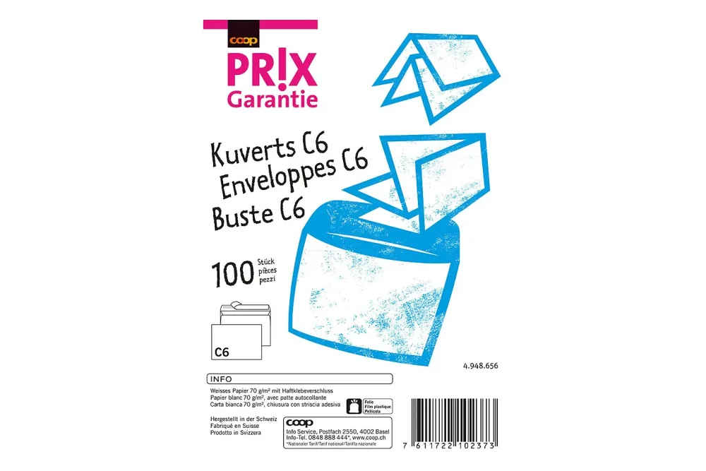 Prix Garantie Kuvert C6 100 Stück