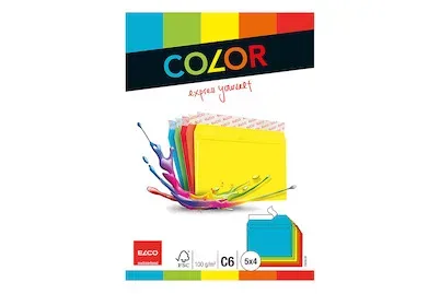 ELCO Couvert Color C6 74634.00 100g, 5-farbig 5x4 St&uuml;ck