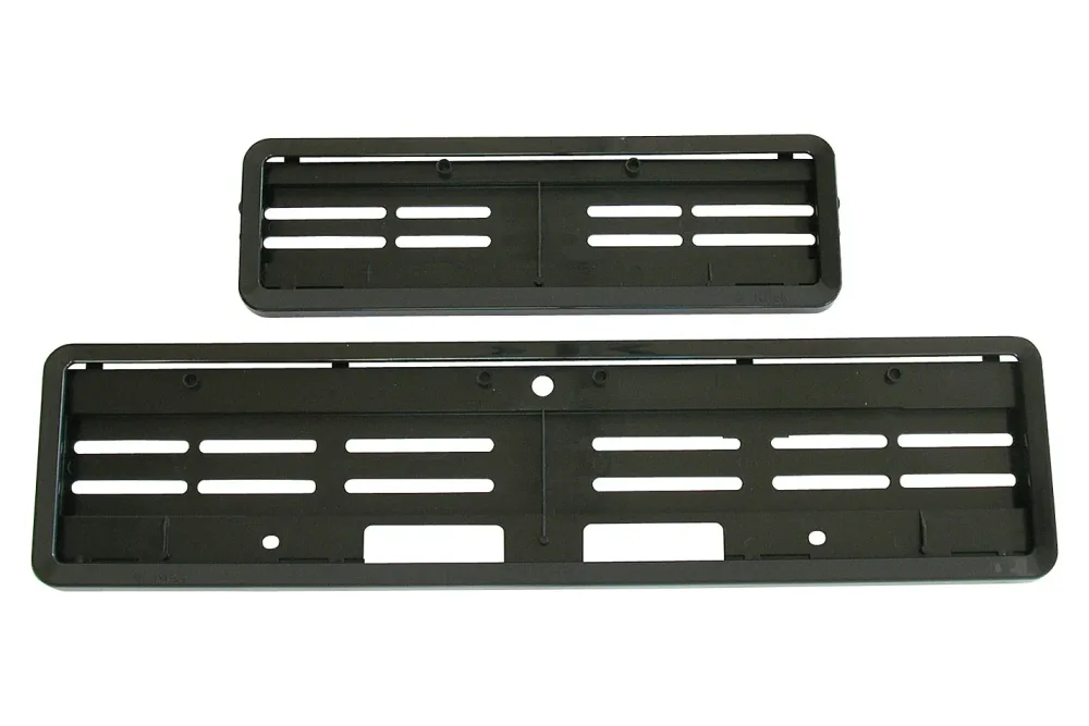 SwissKlick Nummernrahmen-Set Schwarz Langformat | 50 × 11 cm