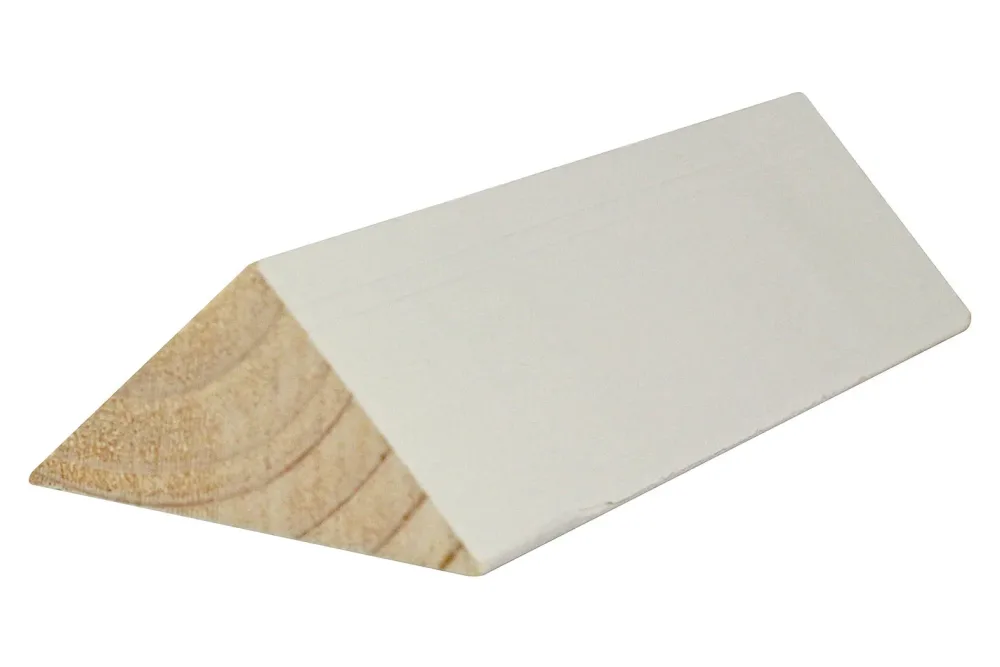 Dreieckleiste weiss 20x20 mm 1 m