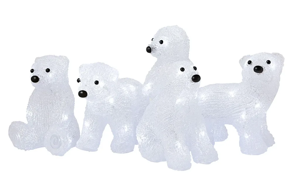 LED Eichhörnchen weiss 50cm 120Led