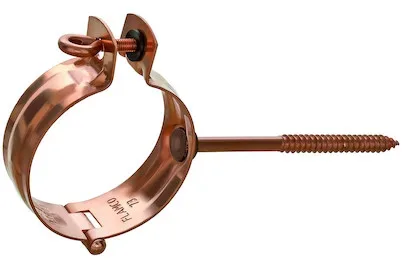Strubline Rohrschellen Kupfer | ⌀ 7.5 cm | 14 cm