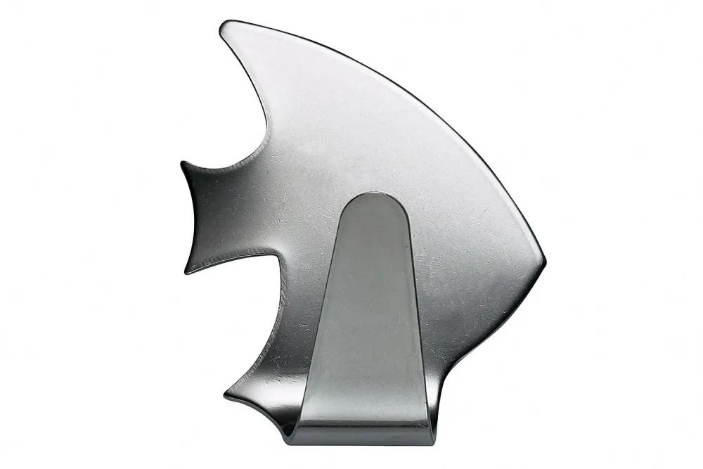 Diaqua - Haken Fisch Inox matt, One Size, Silber