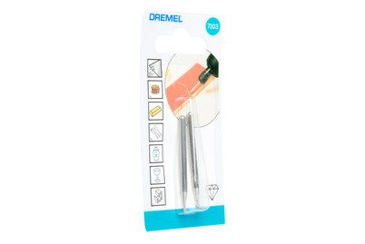 Diamantbestückter Fräser 2 mm Dremel 7103 Dremel 26157103JA Kugel-Durchmesser 2.0 mm Diamantbestückt Schaft-Ø 3.2 mm