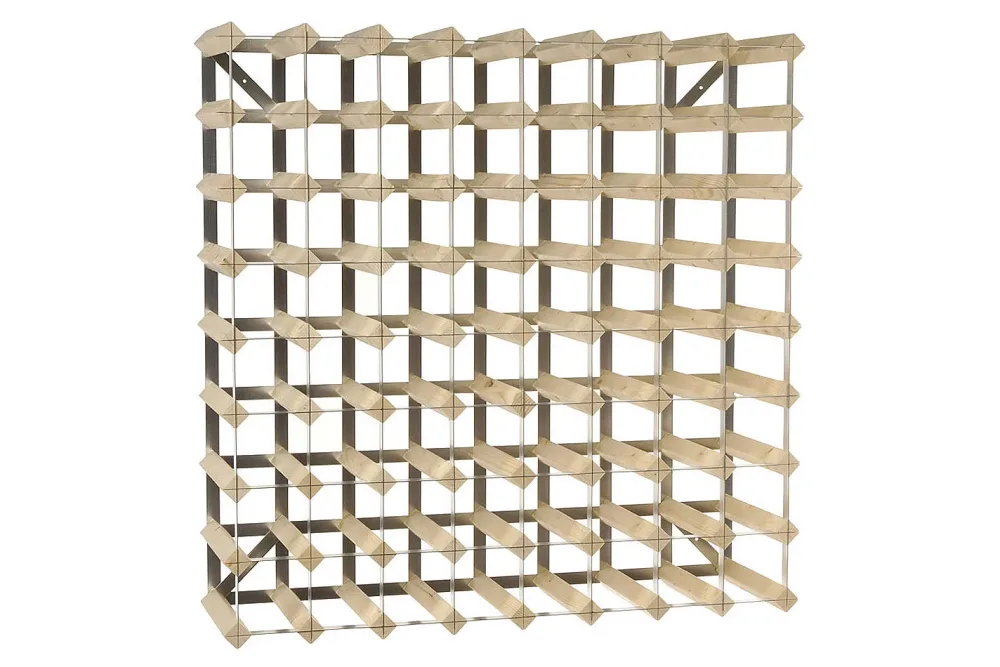 Weinregal für 72 Flaschen Kiefer | 83 × 83 × 22 cm