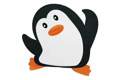 Spirella Anti-Rutsch-Sticker Pingy | Schwarz, Weiss | 11 cm