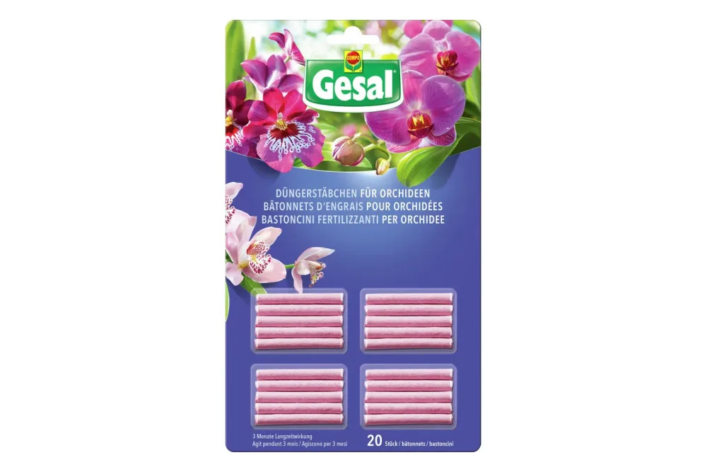 Gesal Düngerstäbchen für Orchideen 20 Stück