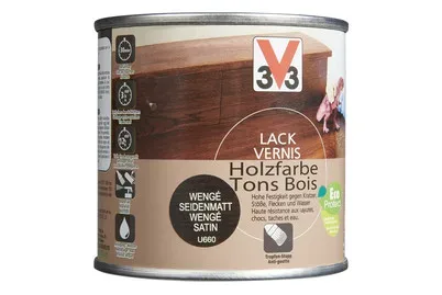 V33 lack Holzfarbe Wengé Seidenmatt | 250 ml
