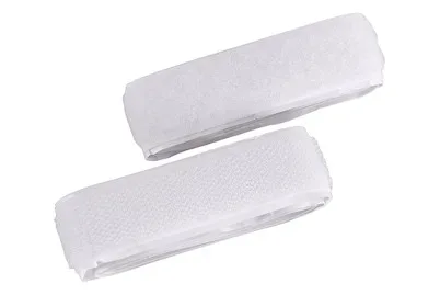 Coop Klettverschlussband selbstklebend weiss