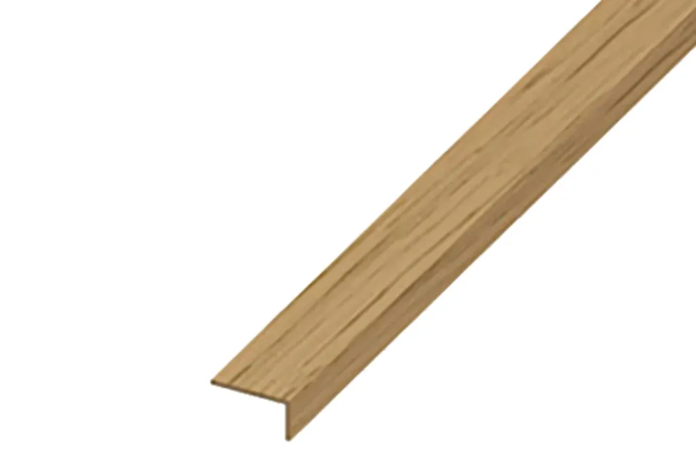 Alfer PVC-Winkelprofil Eiche Hell | 100 × 2.5 × 0.14 cm