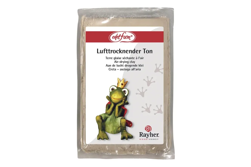 Rayher Lufttrocknender Ton Dunkel | 1 kg