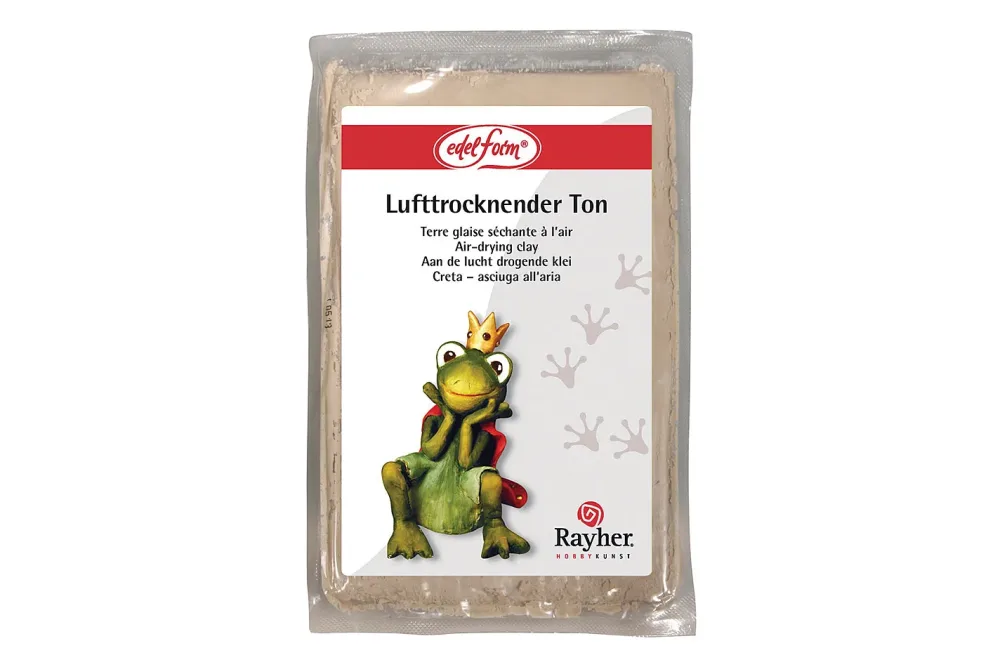 Rayher Lufttrocknender Ton Dunkelbraun | 500 g